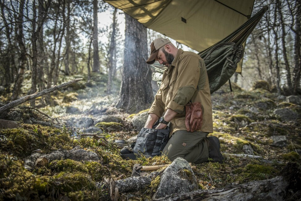 Helikon-Tex Bushcraft Haversack Bag сумка через плече Cordura®, темно-сірий/чорна
