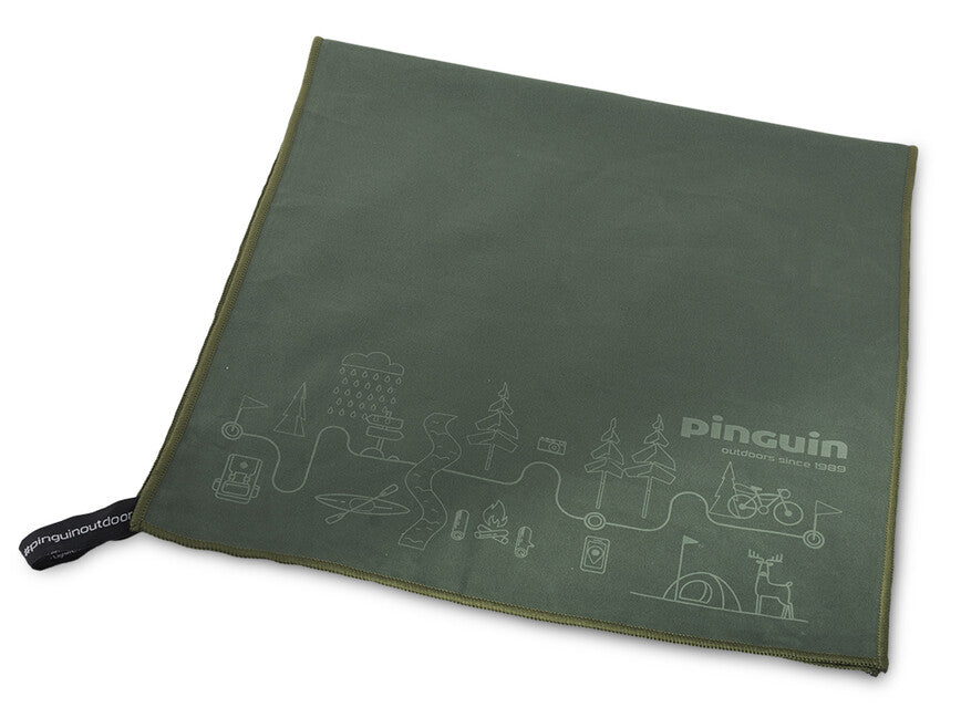Pinguin Micro towel рушник 75 x 150 см, петроль