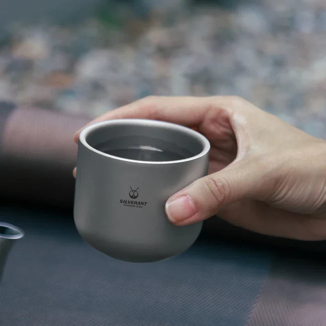 Silverant титанова двостінна чашка для чаю 125 ml