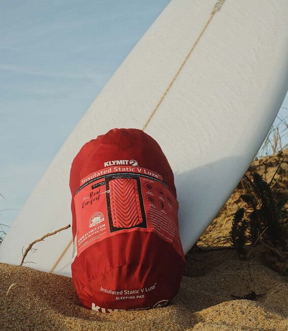Klymit Static V Luxe ізольована килимок, червоний