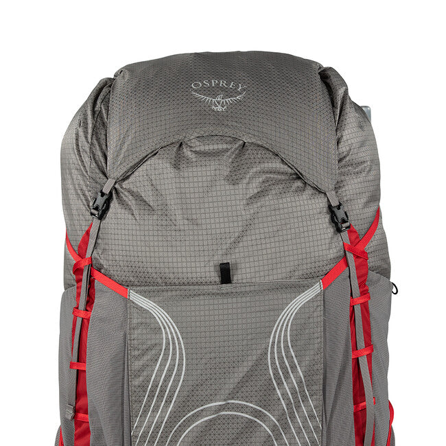 OSPREY рюкзак туристичний EJA PRO 55, темно-сірий/яскравочервоний