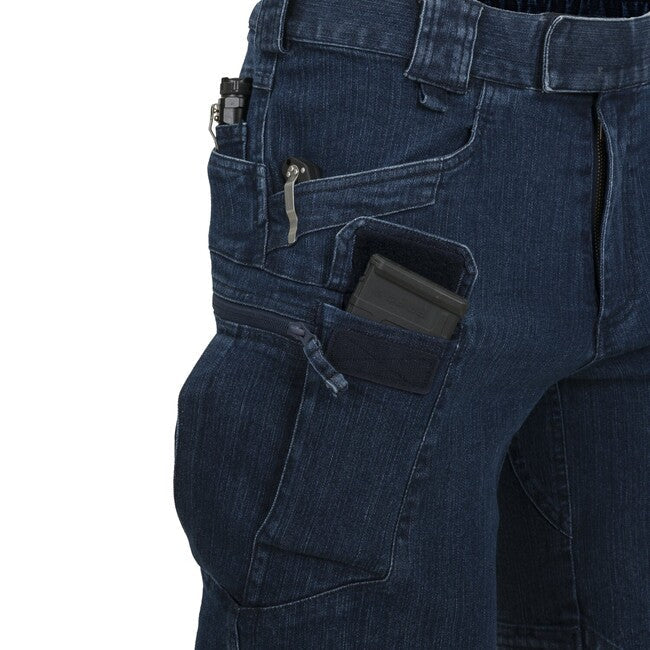 Helikon-Tex UTS короткі тактичні штани 8.5" – Denim Stretch – темно-синій