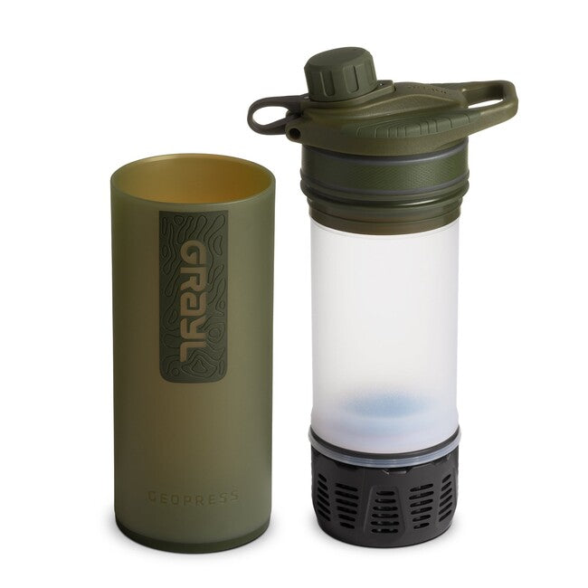 GRAYL GeoPress Purifier фільтрувальна пляшка, оливково-коричнева