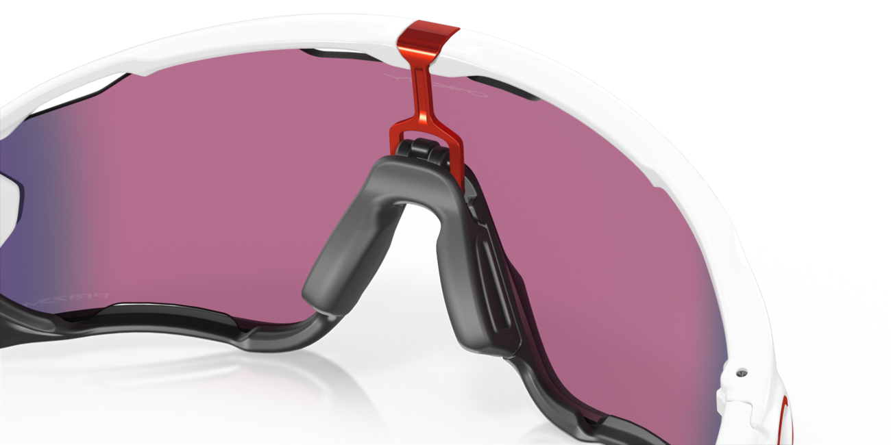 Oakley JAWBREAKER сонячні окуляри з оправою Polished White та лінзами Prizm Road