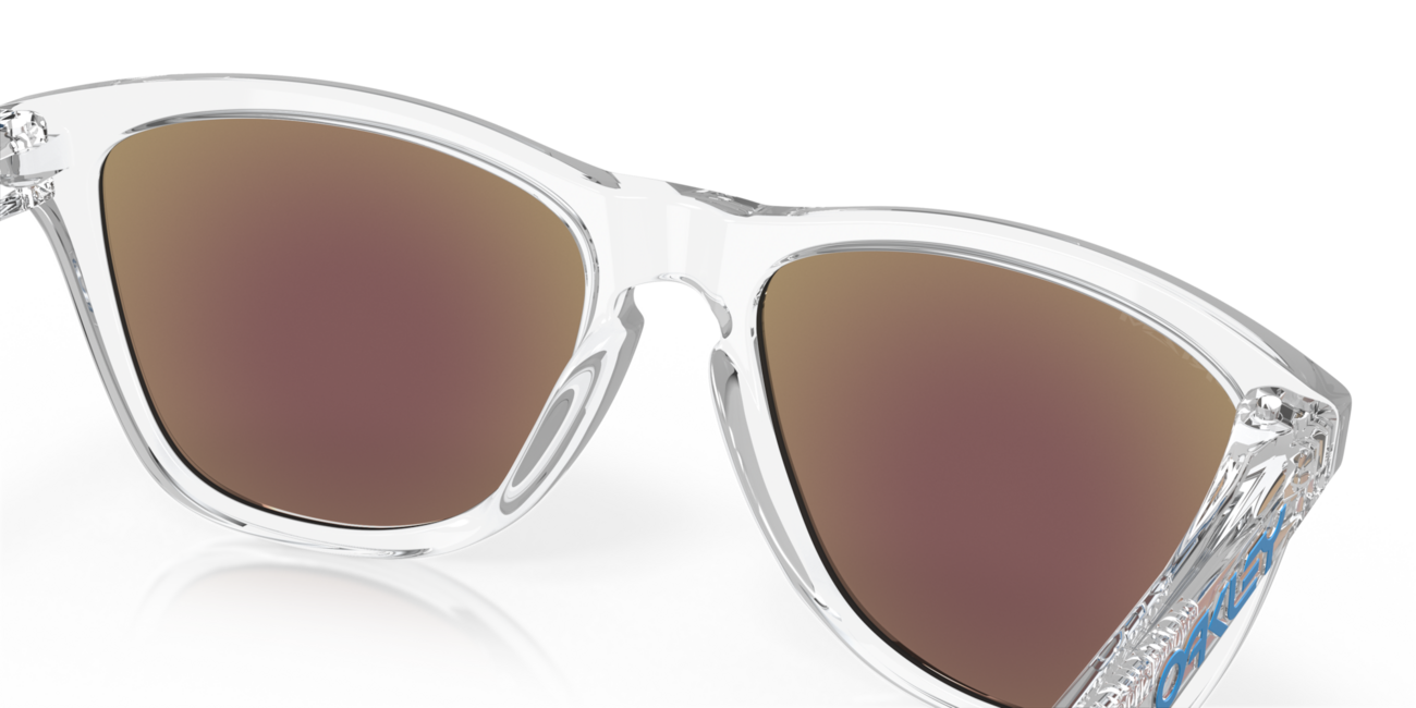 Oakley сонцезахисні окуляри FROGSKINS з оправою Crystal Clear зі скельцями Prizm