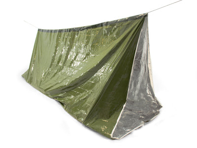Origin Outdoors намет на виживання 3 в 1, 240x107x92 см, зелений