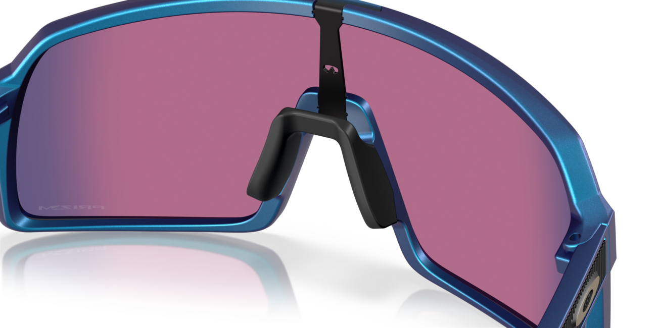Oakley SUTRO сонячні окуляри з оправою матово-блакитна/синя з ефектом переливу та лінзами Prizm Road, сталеві