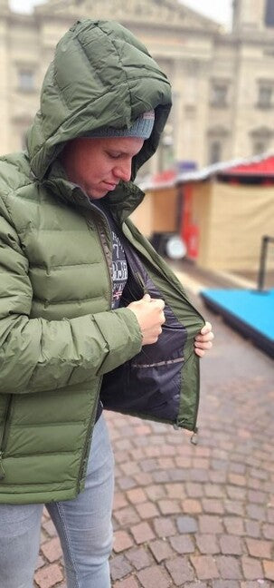 HUSKY Donnie паперова куртка чоловіча, хакі