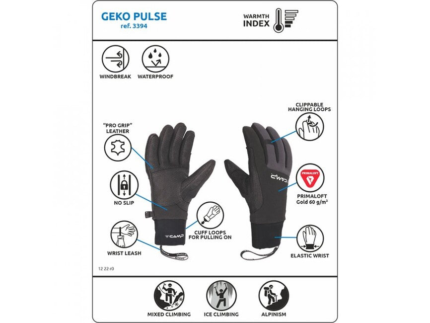 CAMP Geko Pulse лізні рукавиці