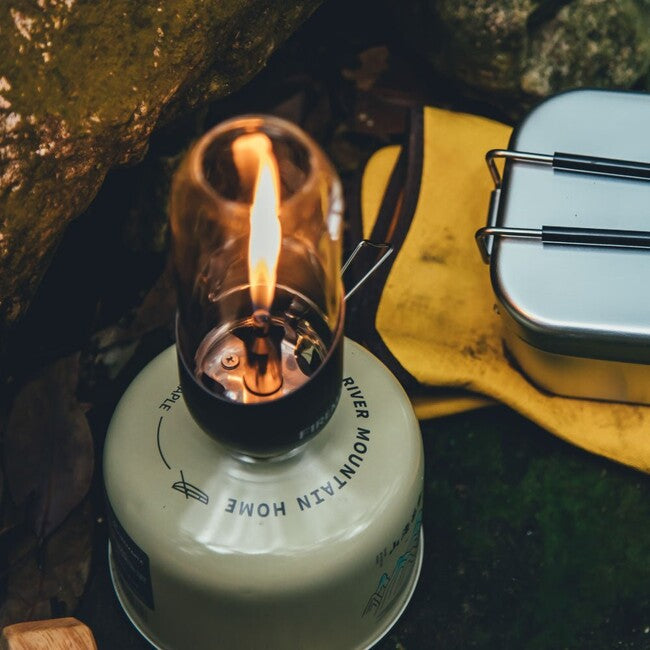 Fire Maple газовий лампаш з боросилікатним склом, чорний