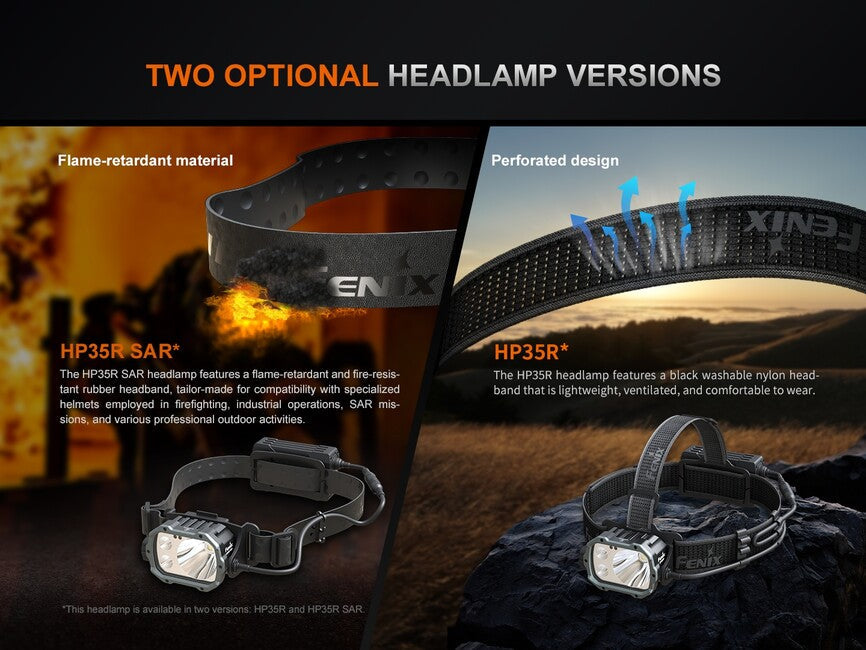 Fenix HP35R SAR акумуляторний налобний ліхтар