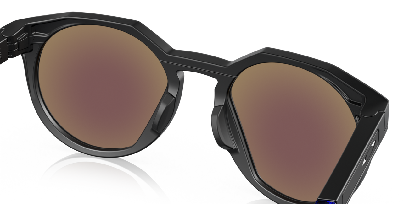 Oakley HSTN сонячні окуляри з оправою Matte Black і лінзами Prizm Sapphire Polar, 52