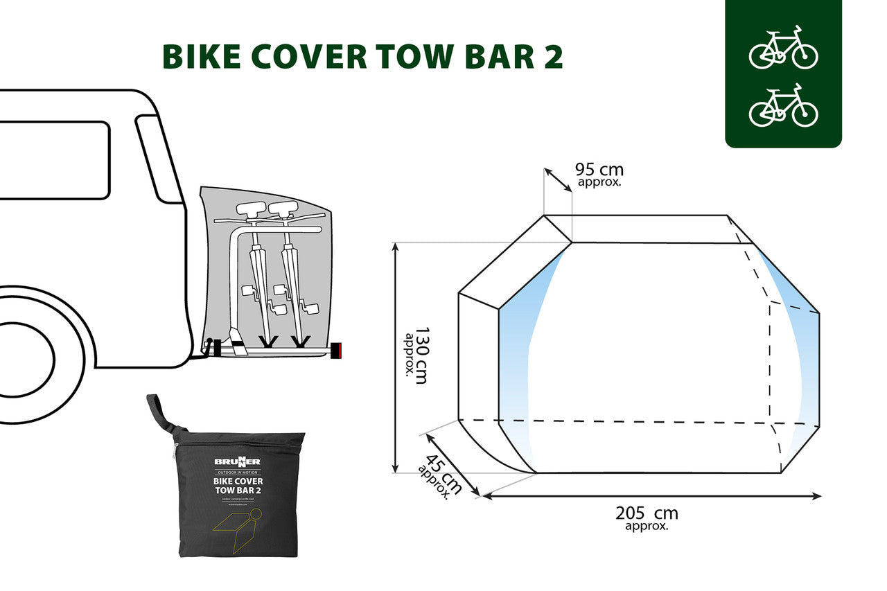 Brunner Hitch Bike Cover чохол на велосипед 3/4