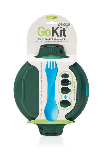 Humangear GoKit Deluxe контейнер для їжі, вугільно-зелений