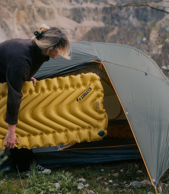 Klymit Static V Lite ECO килимок, світлозолотий