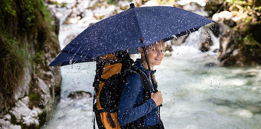 EuroSchirm Swing Backpack Rain Shield парасолька для рюкзака, синя