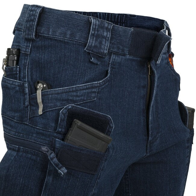 Helikon-Tex UTS короткі тактичні штани 8.5" – Denim Stretch – темно-синій