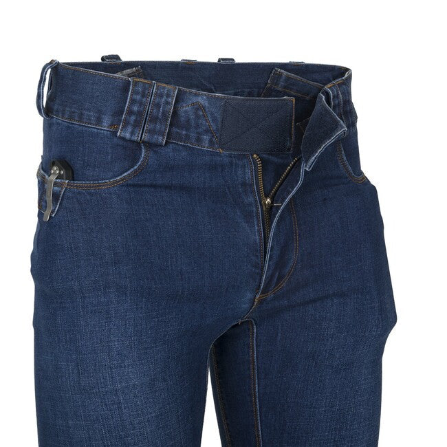 Helikon-Tex COVERT штани тактичні Denim Mid, vintage worn синій