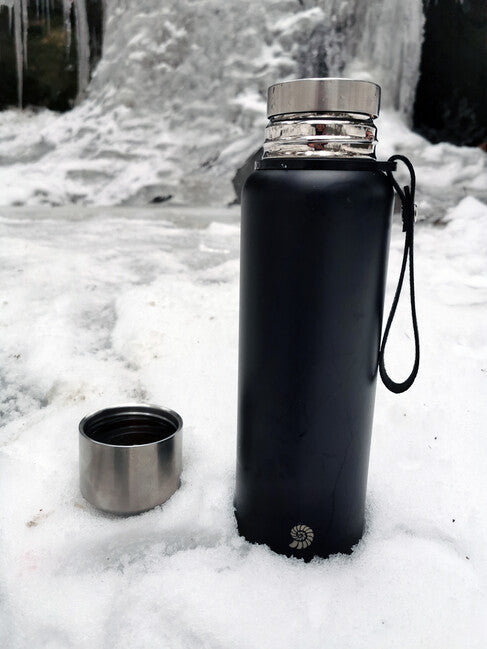 Origin Outdoors PureSteel вакуумний термос 1 л, чорний