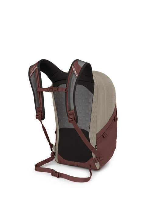 OSPREY Quasar 28 міський рюкзак, sawdust загарний/raisin червоний