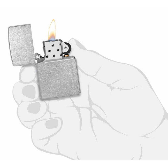 Zippo бензиновий запальничка street chrome