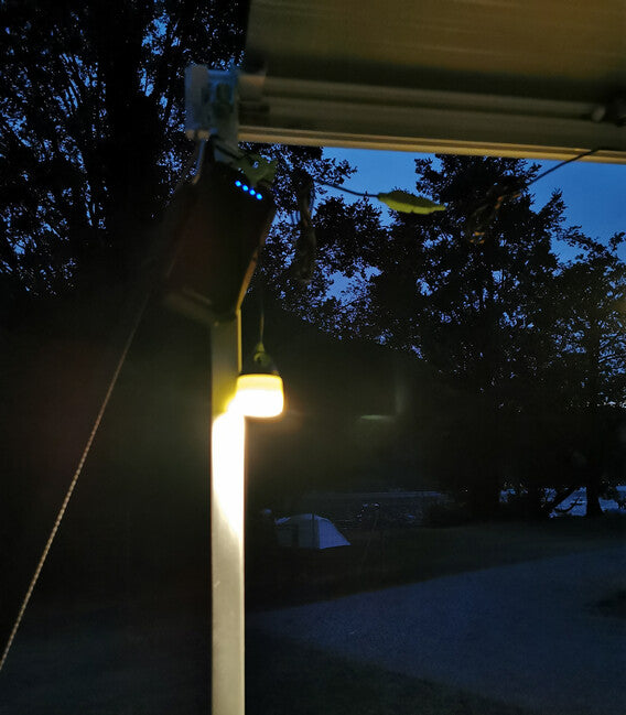Origin Outdoors Connectable LED ліхтар, синій, 200 люменів, теплий білий