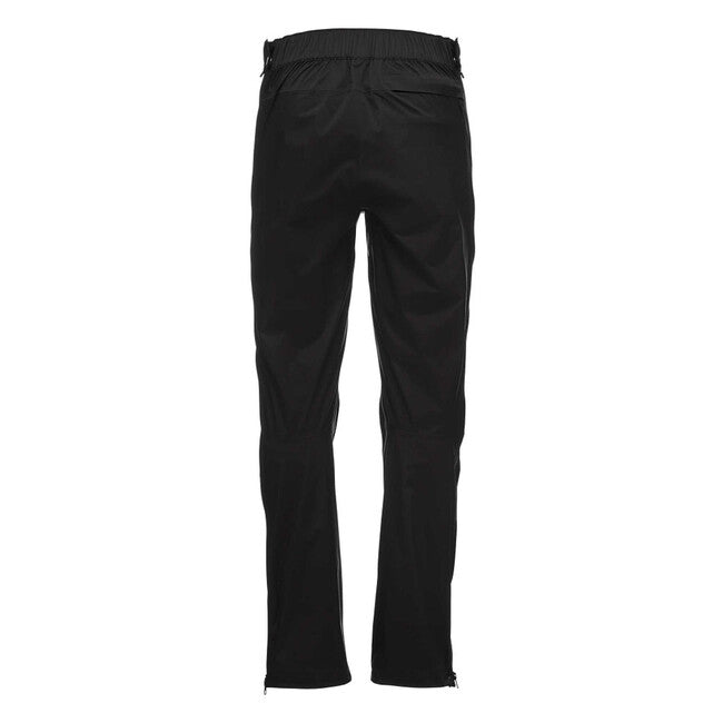 Black Diamond Stormline Stretch Full Zip Rain водонепроникні штани чоловічі, чорні