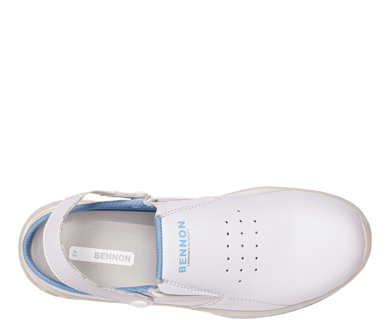 BENNON взуття WHITE OB Slipper робочі