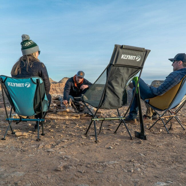 Klymit Ridgeline кемпінгове крісло, сіре