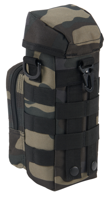 Brandit Molle II чохол на пляшку з кишенею, darkcamo