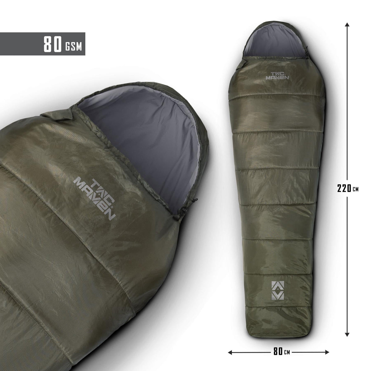 Pentagon Cocoon 10C спальний мішок, темно-сірий