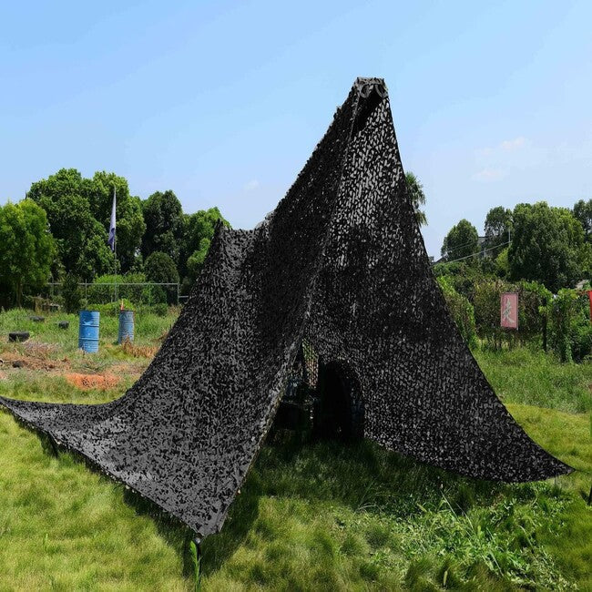 WARAGOD Kameleon маскувальна сітка, чорна, 2x3м