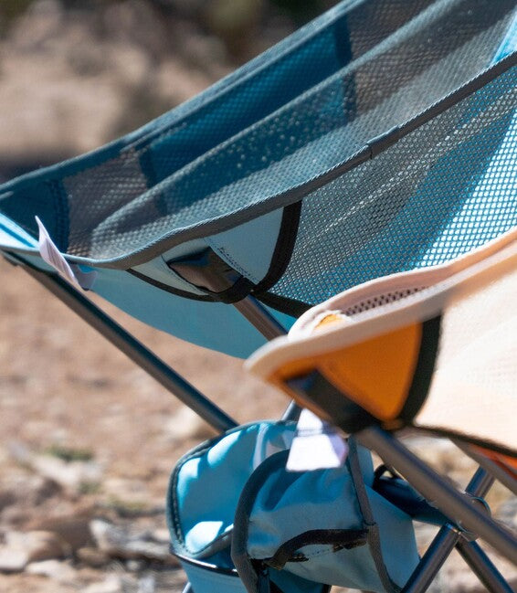Klymit Ridgeline коротке туристичне крісло, синє