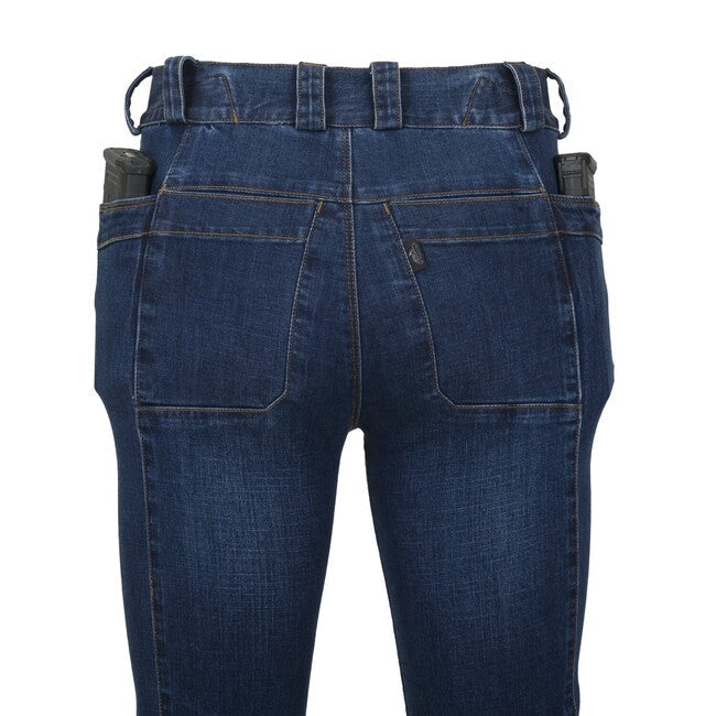 Helikon-Tex COVERT штани тактичні Denim Mid, vintage worn синій