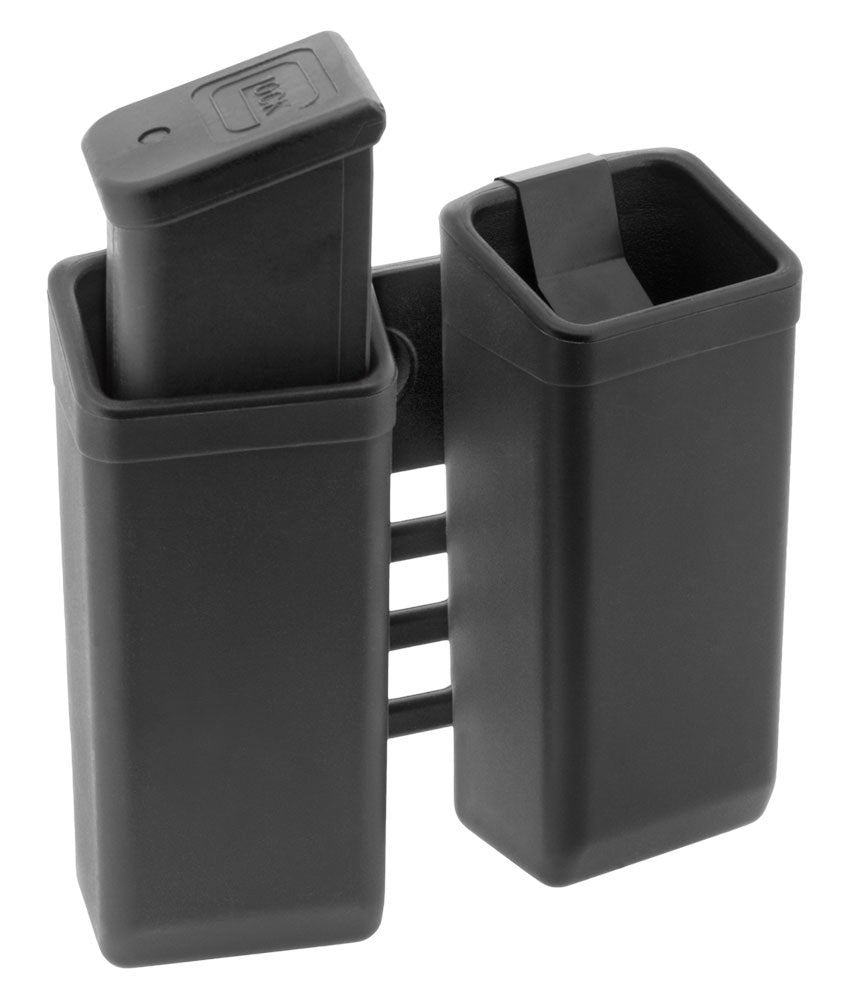 ESP MH-MH-04 dvojité rotačné puzdro na dva zásobníky 9 mm Luger, čierne