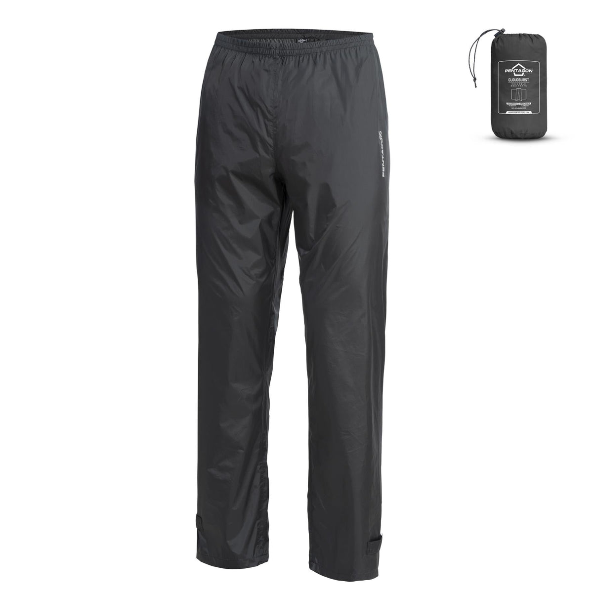 Pentagon Cloudburst Packable штани, чорні
