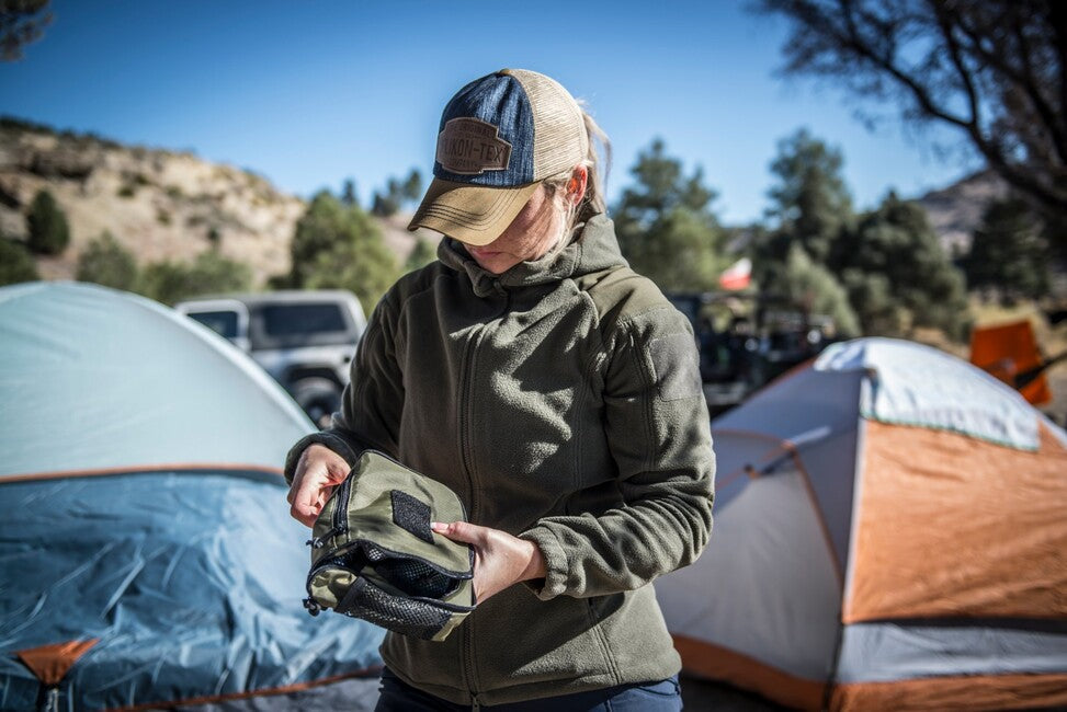 Helikon-Tex Cumulus флісова толстовка з капюшоном жіноча, таїга зелена