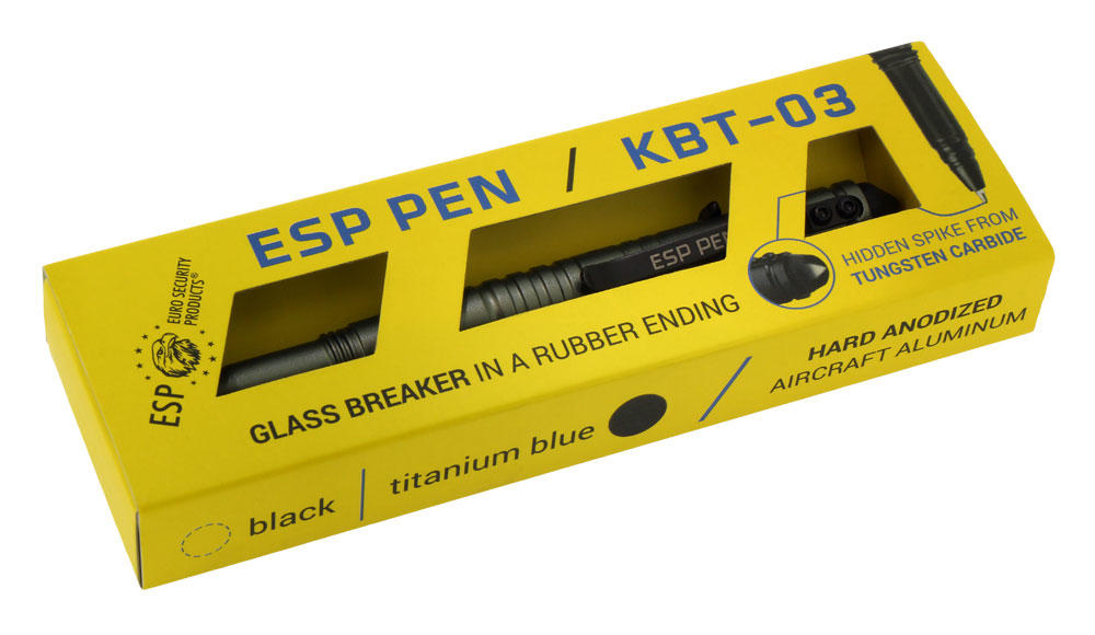 ESP KBT-03 куботан ручка тактична, титанова, 145 mm