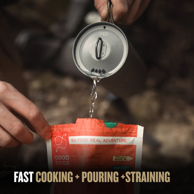 GRAYL GeoPress™ Titanium Purifier фільтраційна пляшка + Cook Lid, чорна скритна