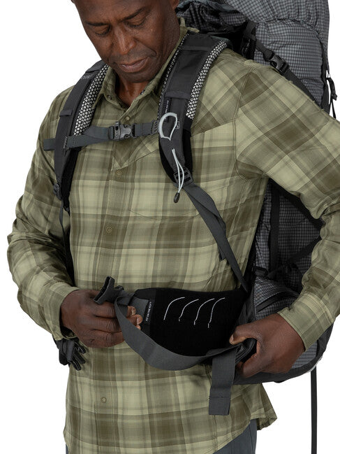OSPREY AETHER PRO 75 туристичний рюкзак, срібний lining