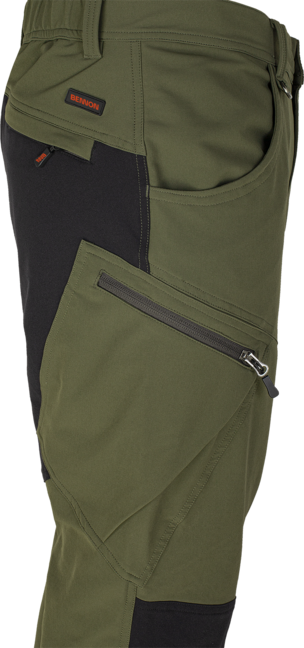 BENNON Fobos робочі штани outdoor, зелена/чорна
