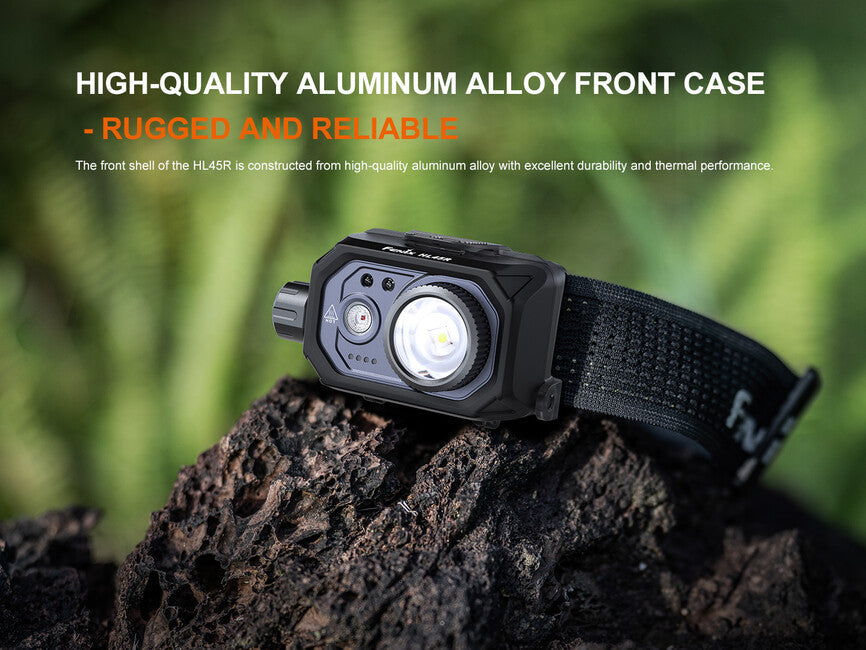 Fenix HL45R перезаряджуваний фокусований налобний ліхтар