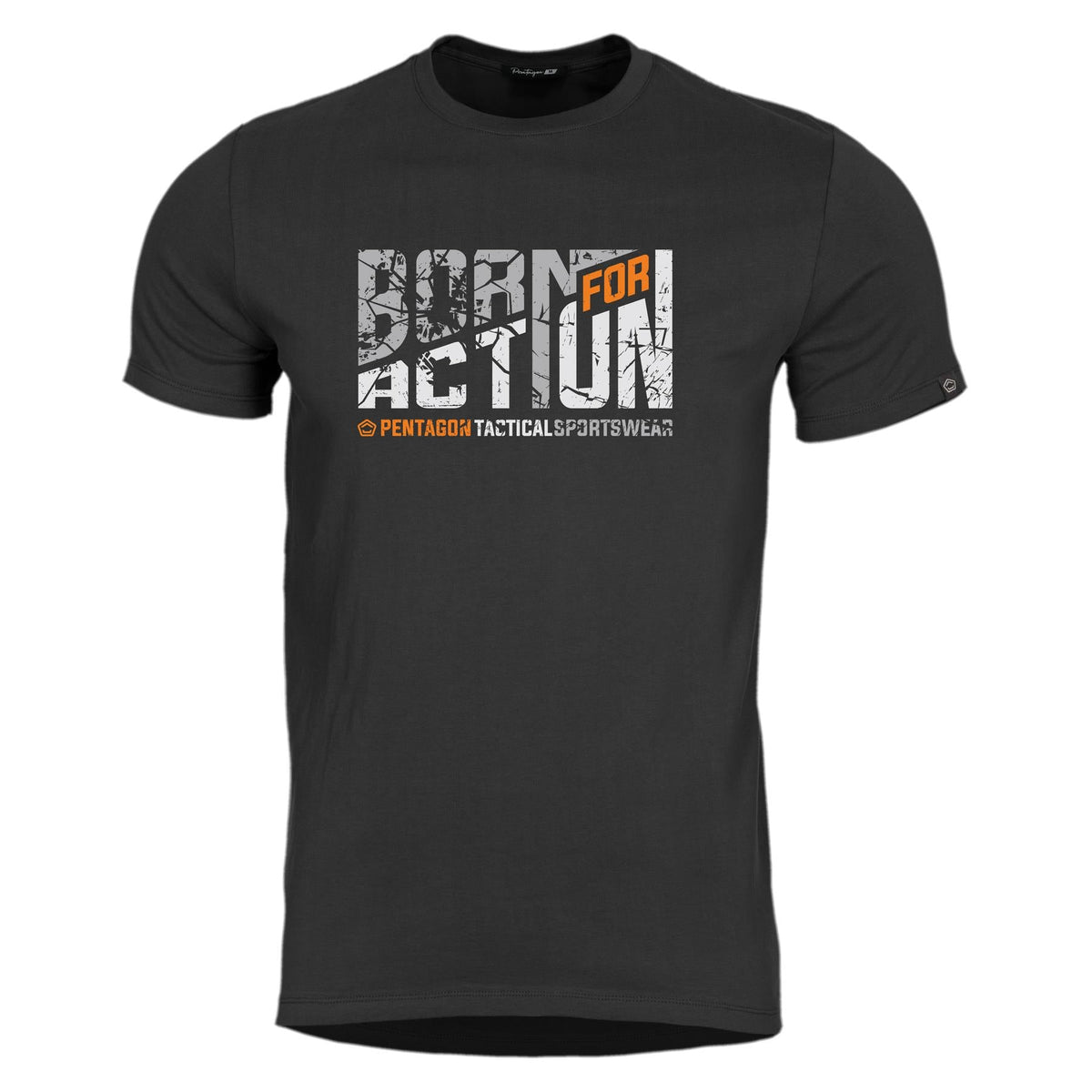 Pentagon футболка Born for Action, чорна