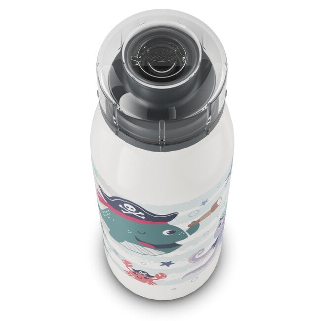 ALFI isoBottle Kids дитяча пляшка для пиття з нержавіючої сталі, пірат, 0,35 л