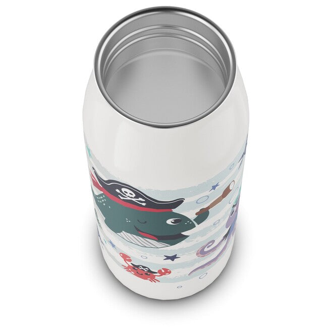 ALFI isoBottle Kids дитяча пляшка для пиття з нержавіючої сталі, пірат, 0,35 л
