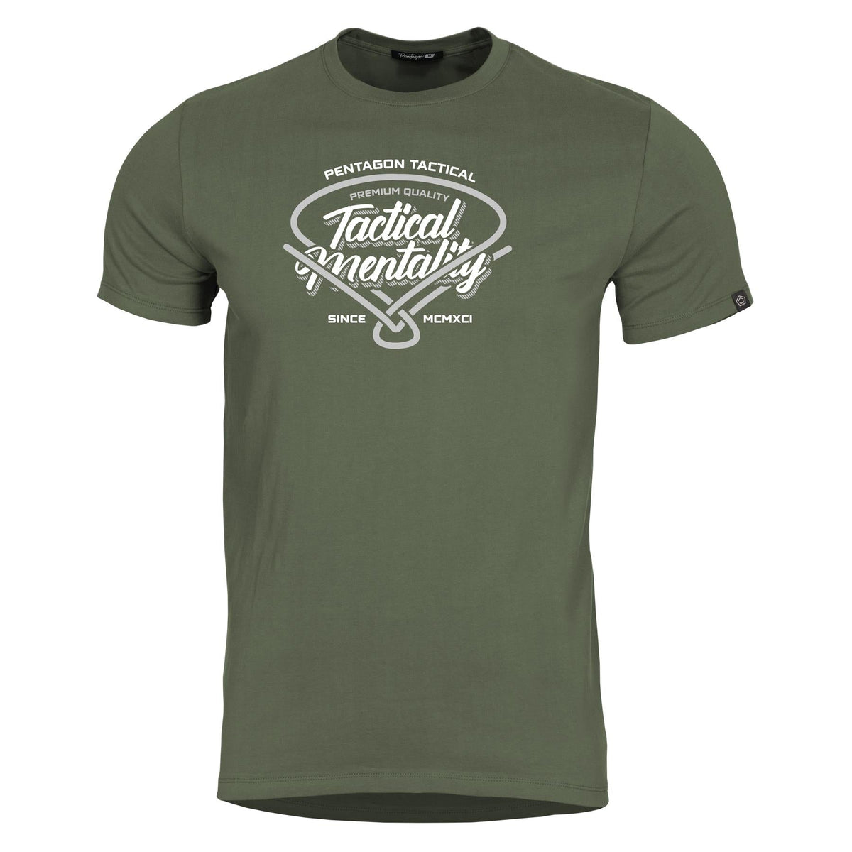 Pentagon Tactical Mentality футболка, оливкова