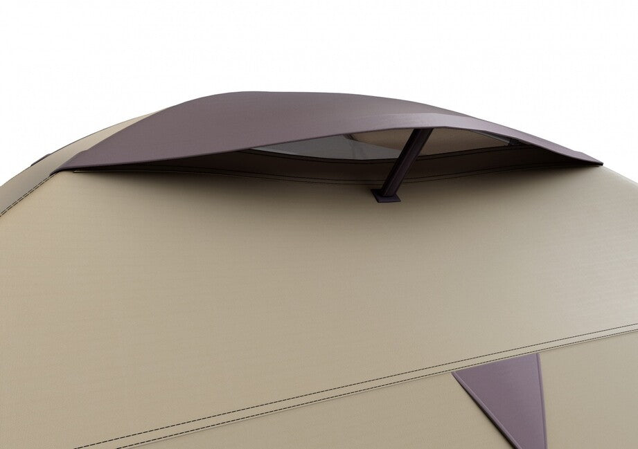 Husky Bird 3 Plus ultralight експедиційний намет для 3 осіб, Black Coating light brown
