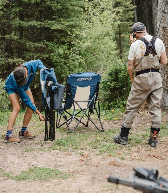 Klymit Switchback кемпінгове крісло, синє