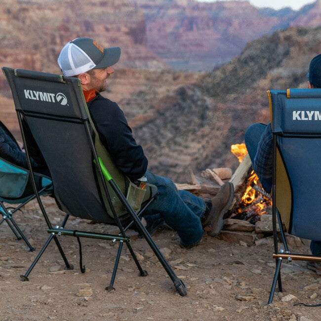 Klymit Ridgeline кемпінгове крісло, сіре
