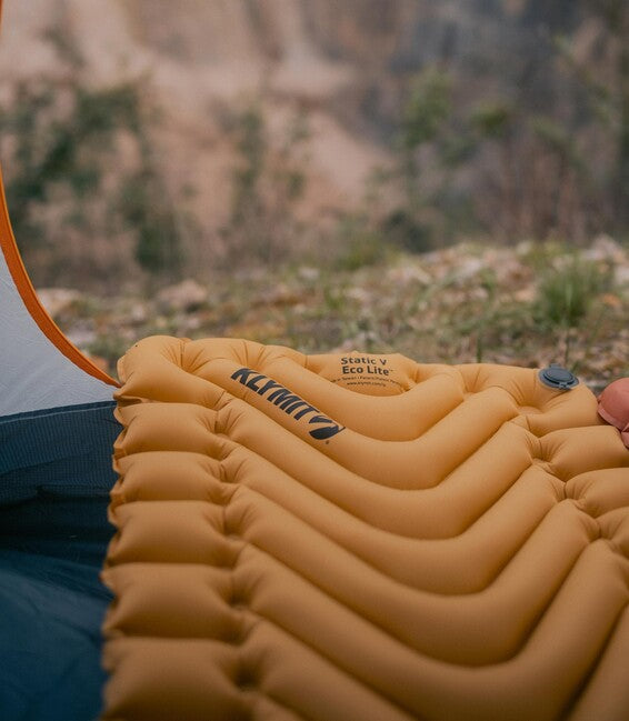 Klymit Static V Lite ECO килимок, світлозолотий